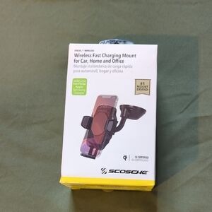 Scosche Wireless Fast Charging Mount - Black